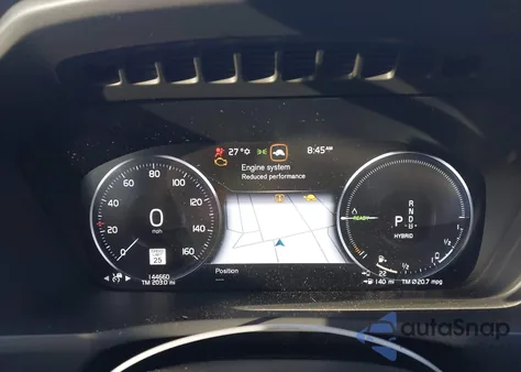 2022 Volvo Xc90 Recharge Plug-In Hybrid T8 R-Design Extended Range 7P z USA, uszkodzony, nr VIN YV4H60CM1N1843803